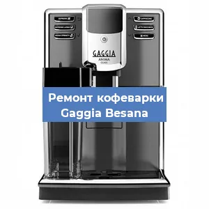 Чистка кофемашины Gaggia Besana от кофейных масел в Екатеринбурге